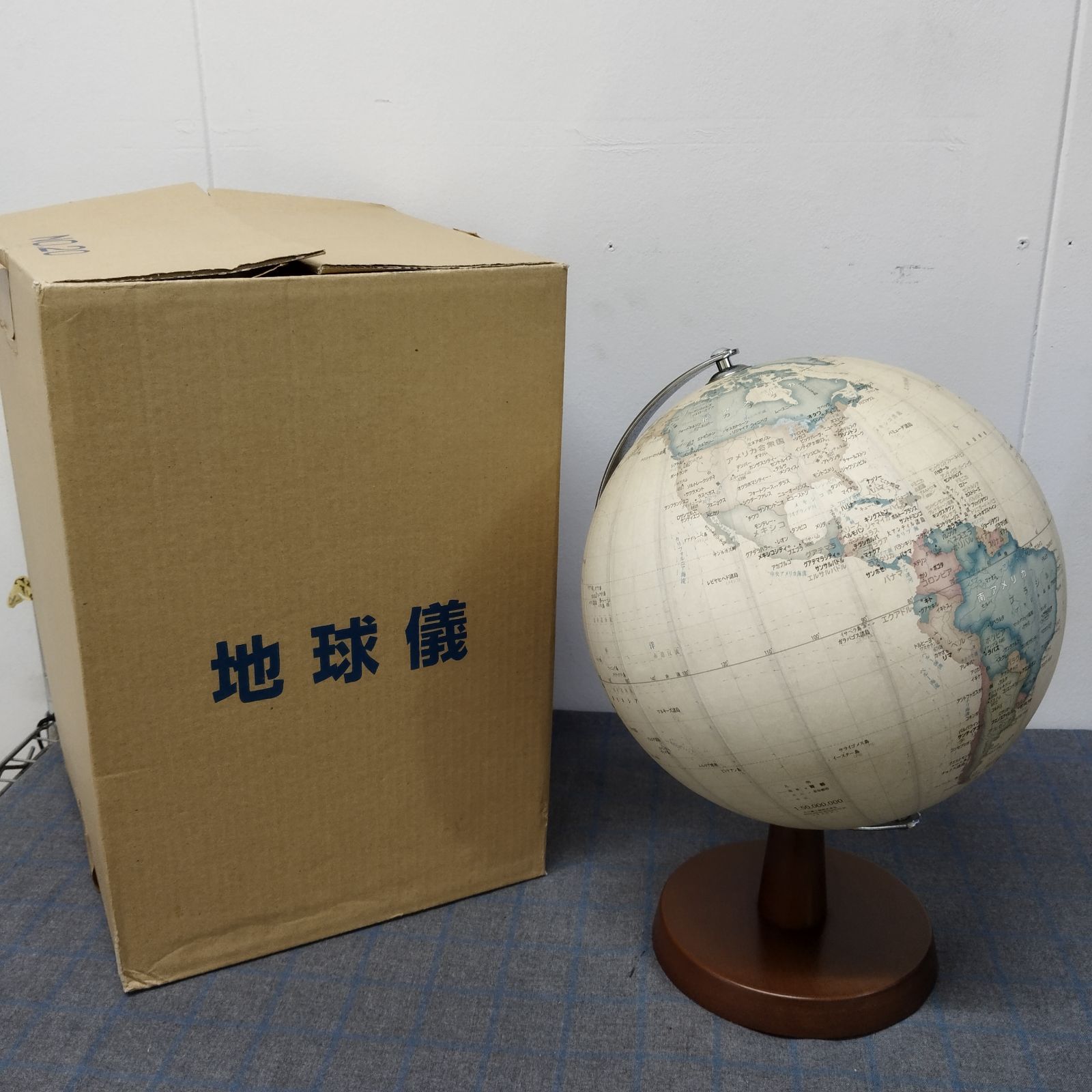 アンティーク　地球儀 地球儀 高さ36.5cm アンティークタイプ C1699 - メルカリ