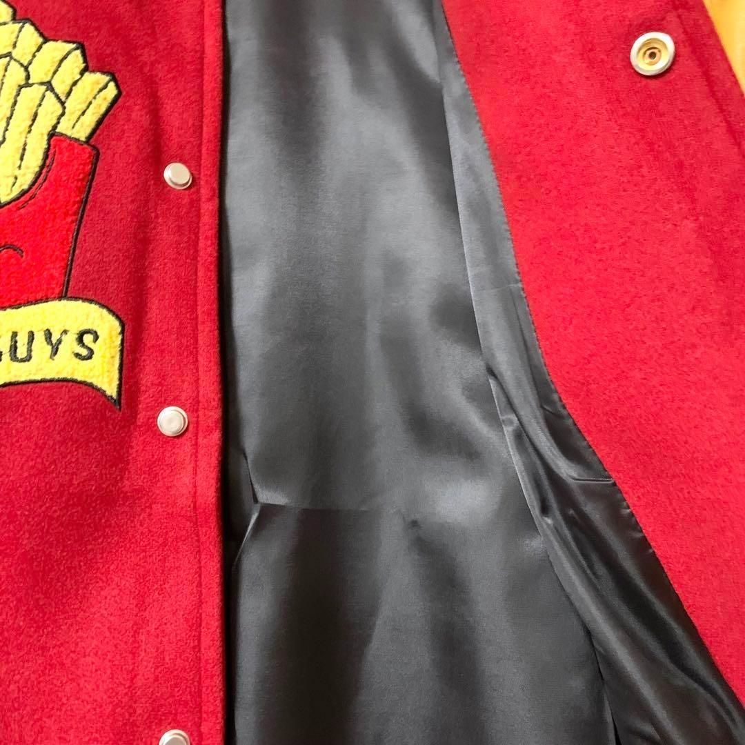 マック スタジャン ブルゾン DOPE 個性的 レッド 赤 ジャケット - メルカリ 