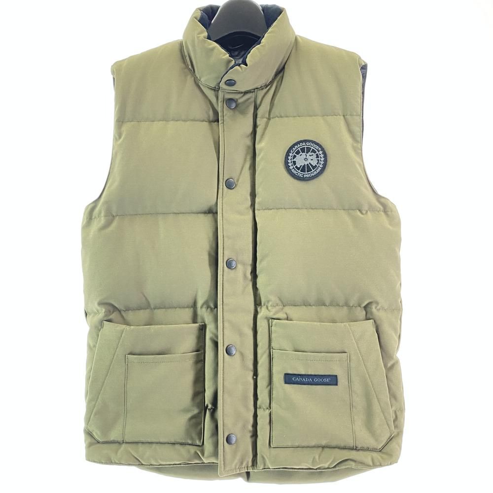 中古】CANADA GOOSE ダウウンベスト 4154MB カーキ サイズXS