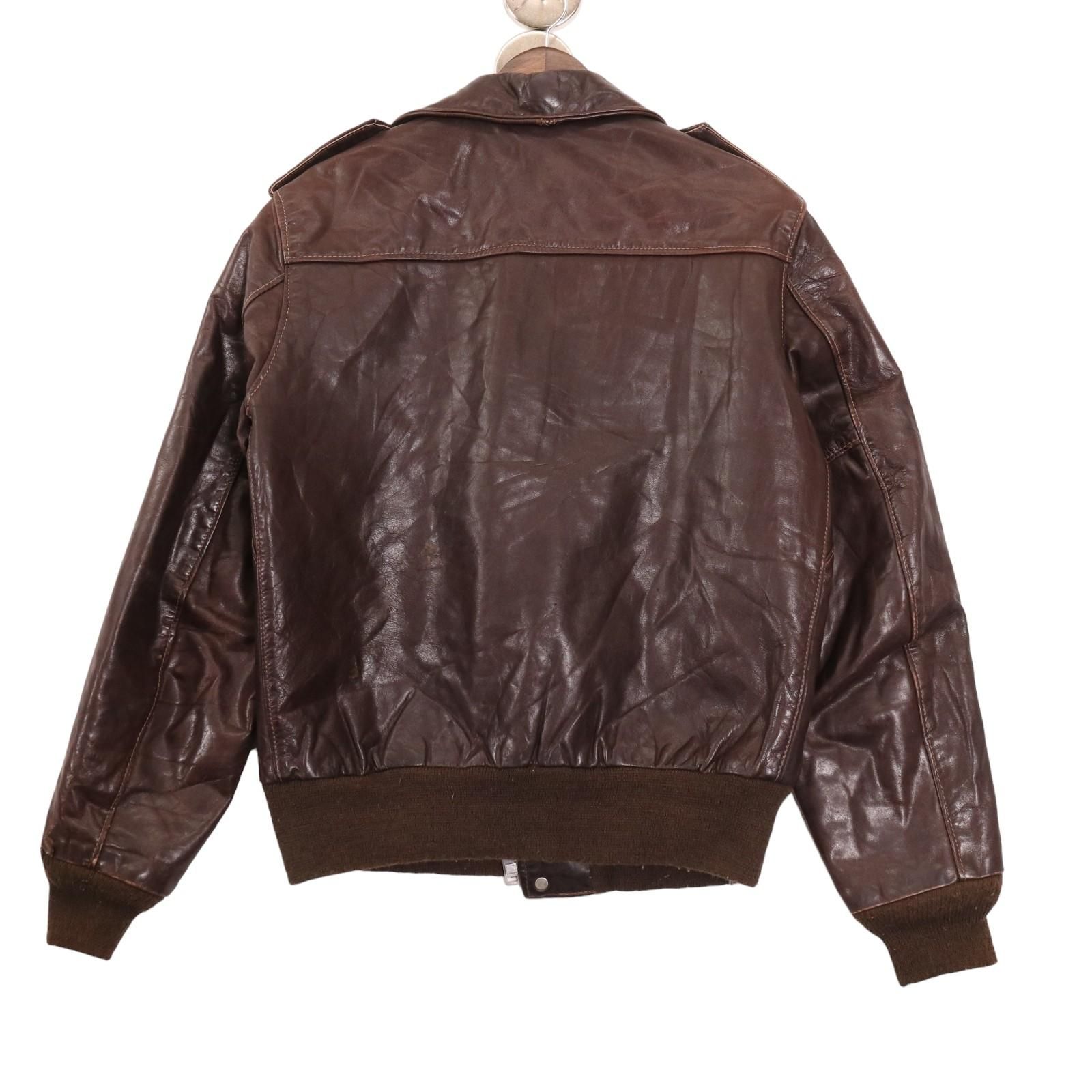 70年代 USA製 Schott ショット A-2 レザーフライトジャケット