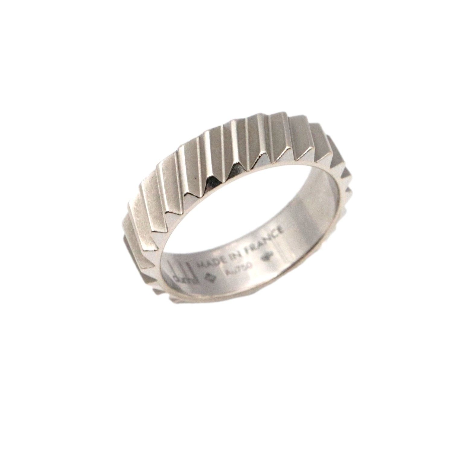 ダンヒル トランスミッション リング 17号 AU750 K18WG ホワイト