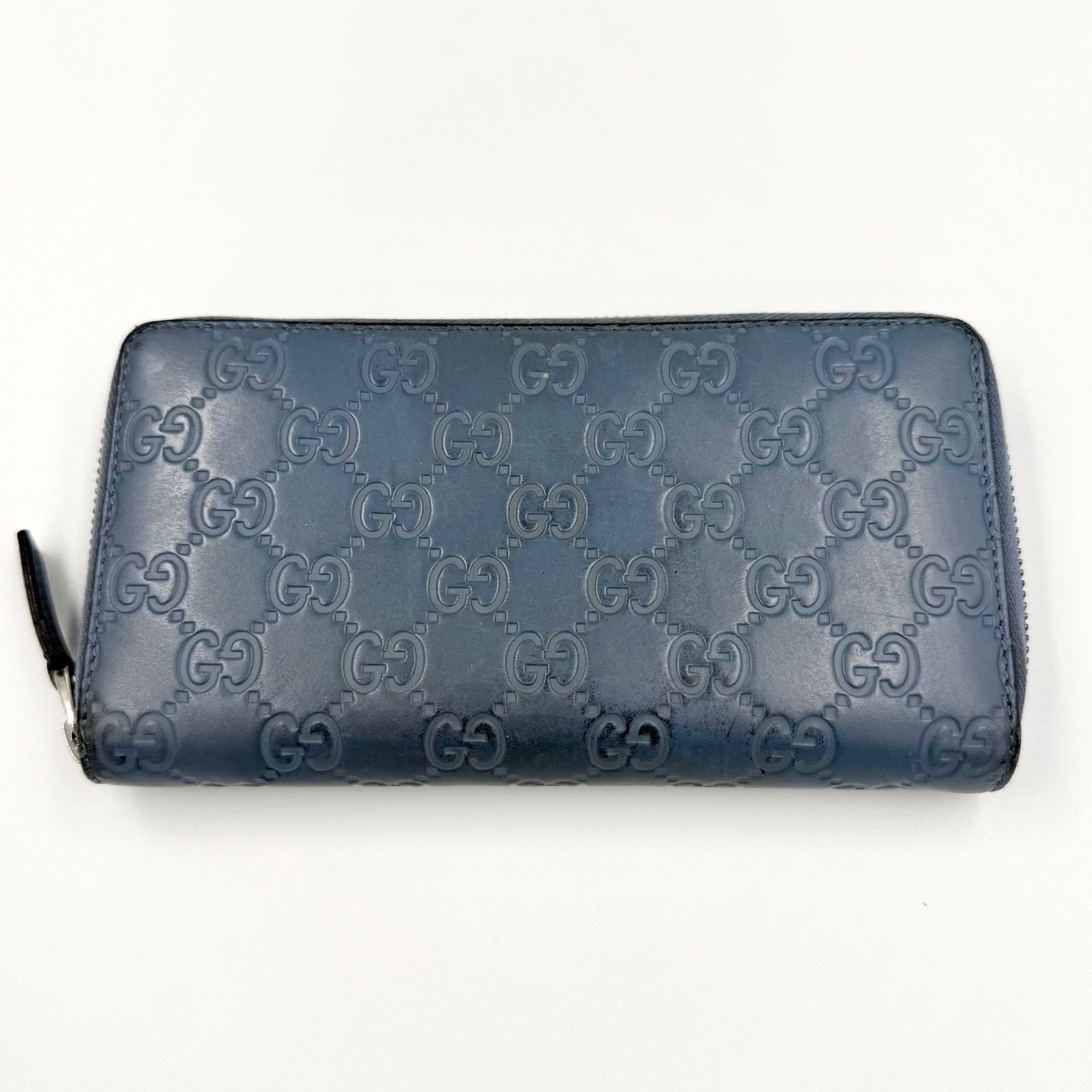 グッチ グッチシマ 長財布 ブルー 財布 GUCCI - メルカリ
