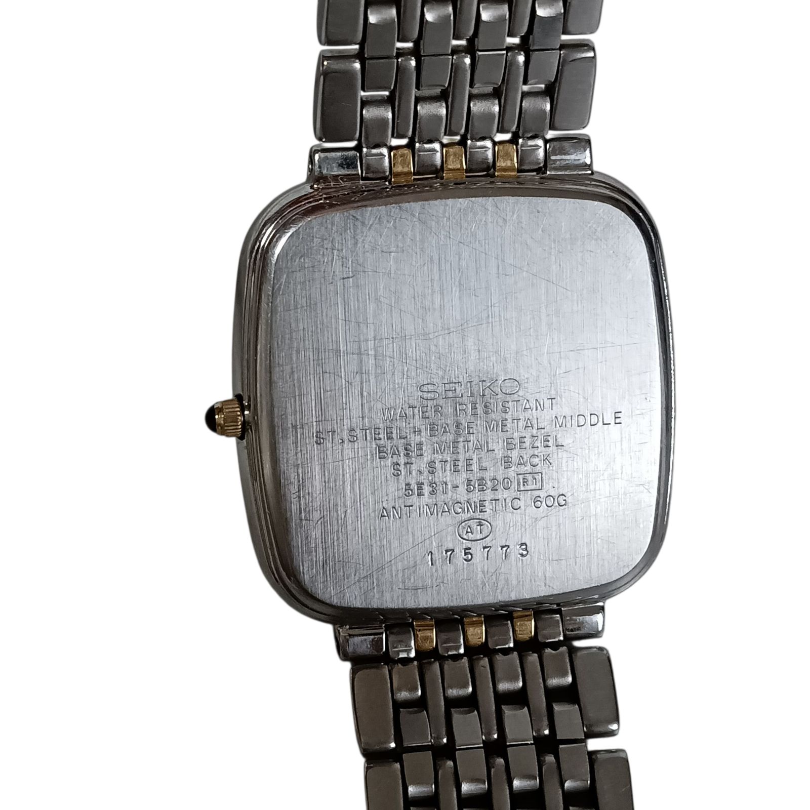 セイコー SEIKO DOLCE 稼働品 5E31-6B20 ドルチェ メンズ 稼働 良品】1008-1 SEIKO DOLCE セイコー ドルチェ 5E31-5B20 メンズ