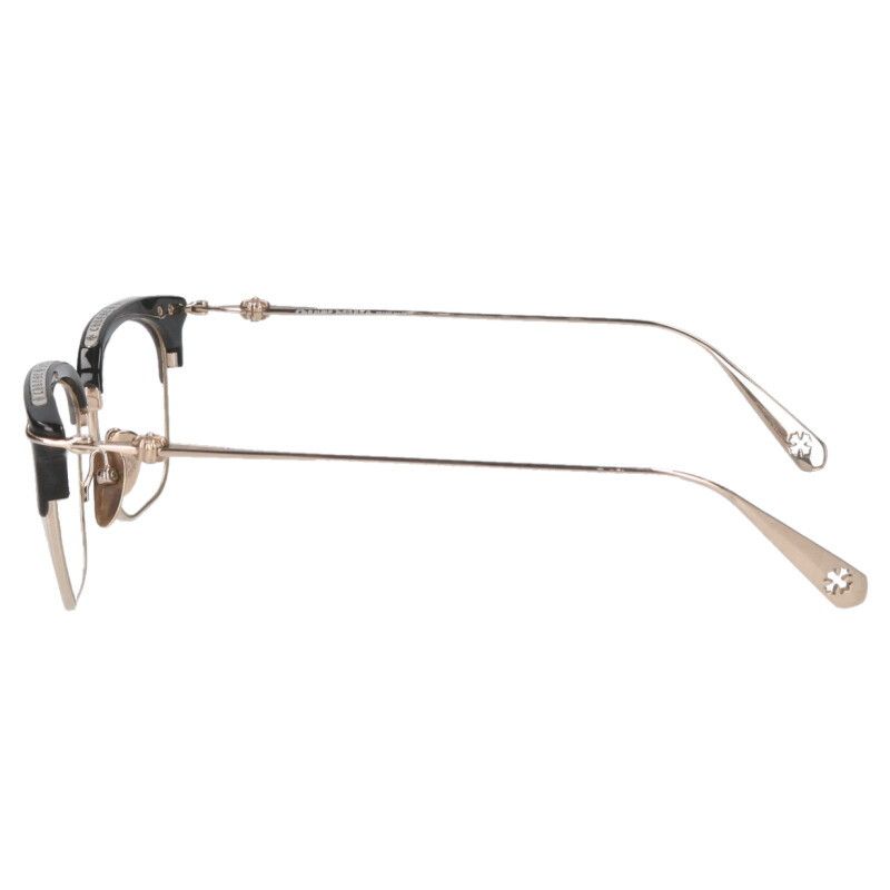 クロムハーツ　クロスボールハーフリムスクエアサング CHROME HEARTS クロムハーツ SLUNTRADICTION クロスボール