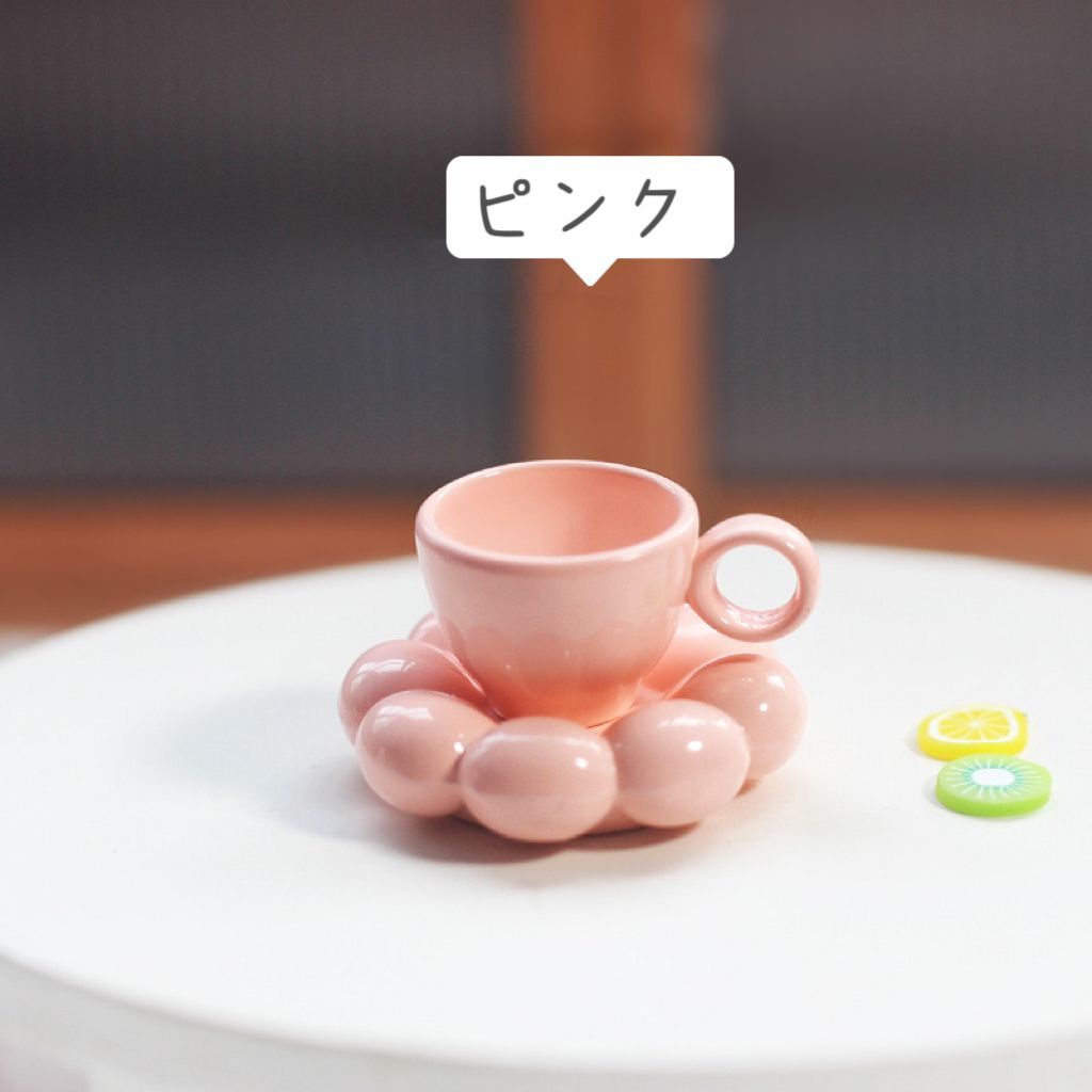 ミニチュア tea time ティータイムセット ミニチュアカップ コーヒーカップセット ティーカップセット キッチンミニチュア ドールハウス用ティーカップ ディスプレイ用ミニカップ コレクションアイテム ミニチュア食器 可愛らしいティーカップ