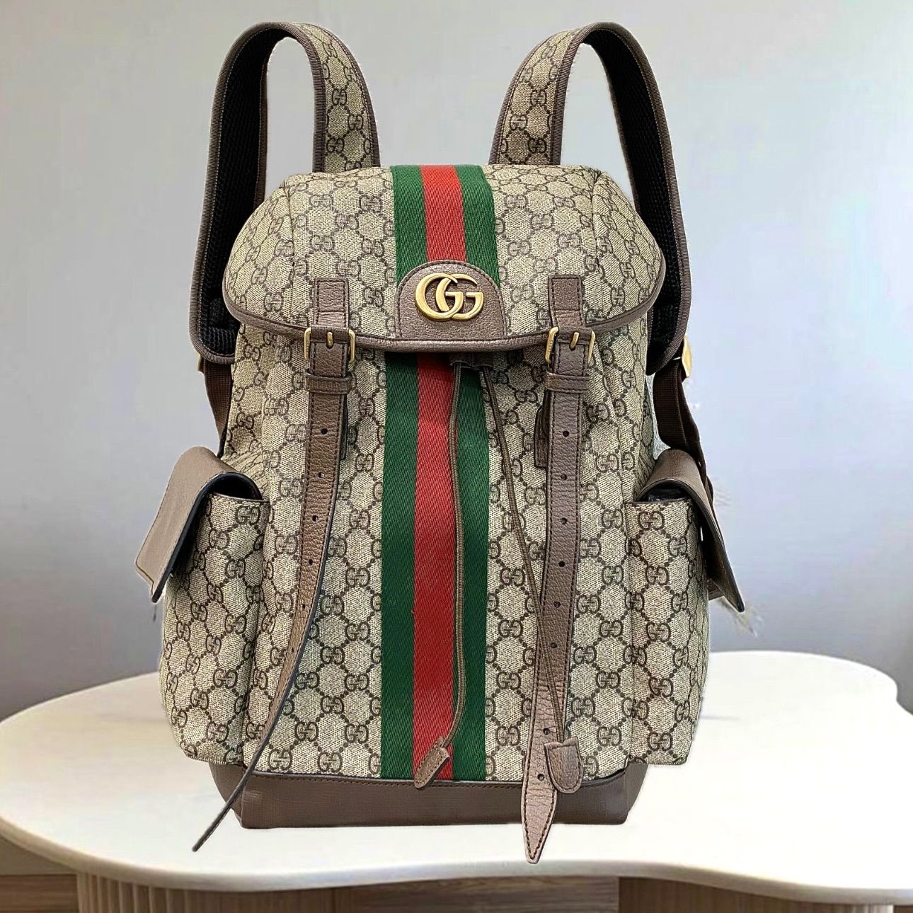 美品】GUCCI グッチ オフィディア ミディアム バックパック GG 