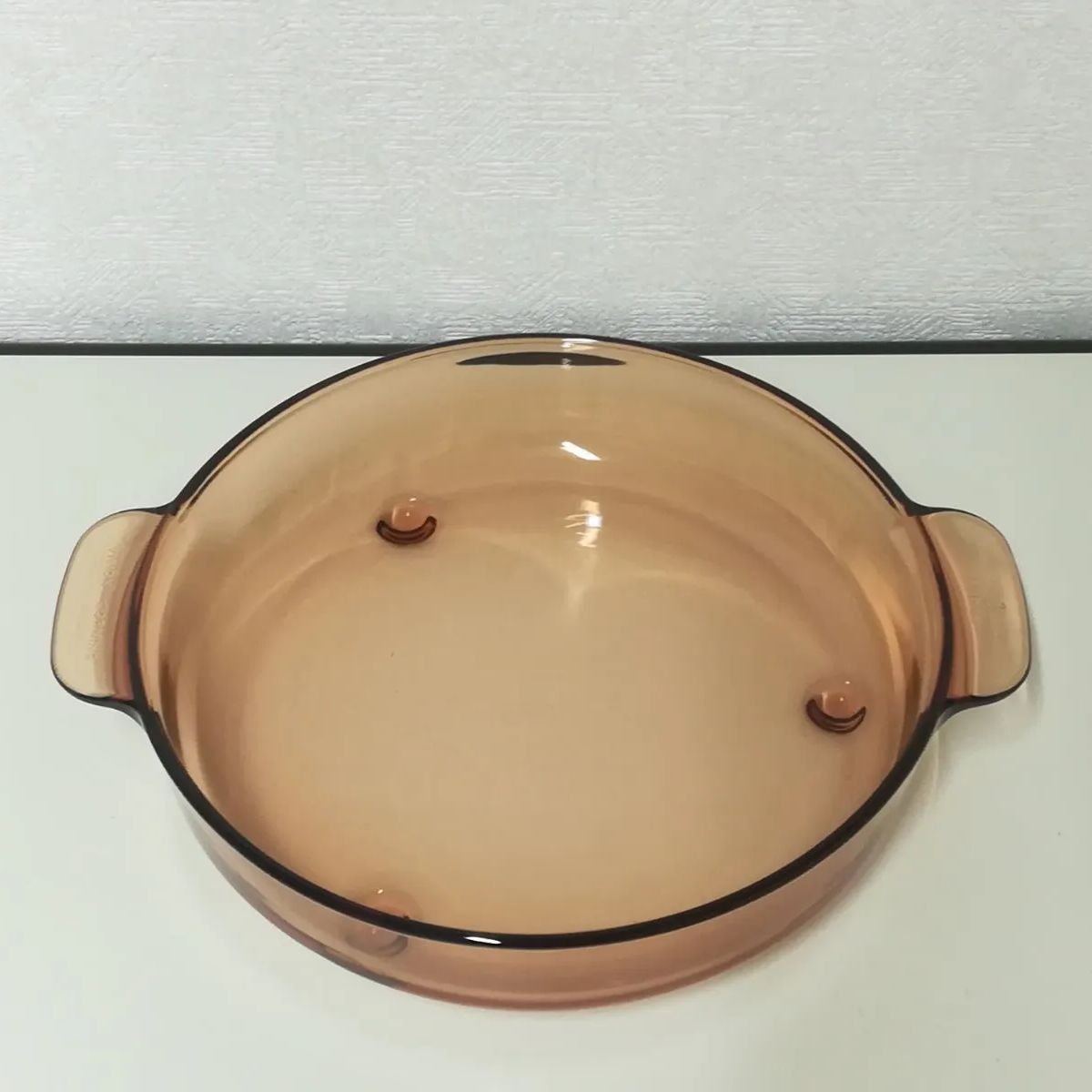 未使用・展示品】VISIONS ビジョン 卓上鍋24㎝ 超耐熱ガラス製器具