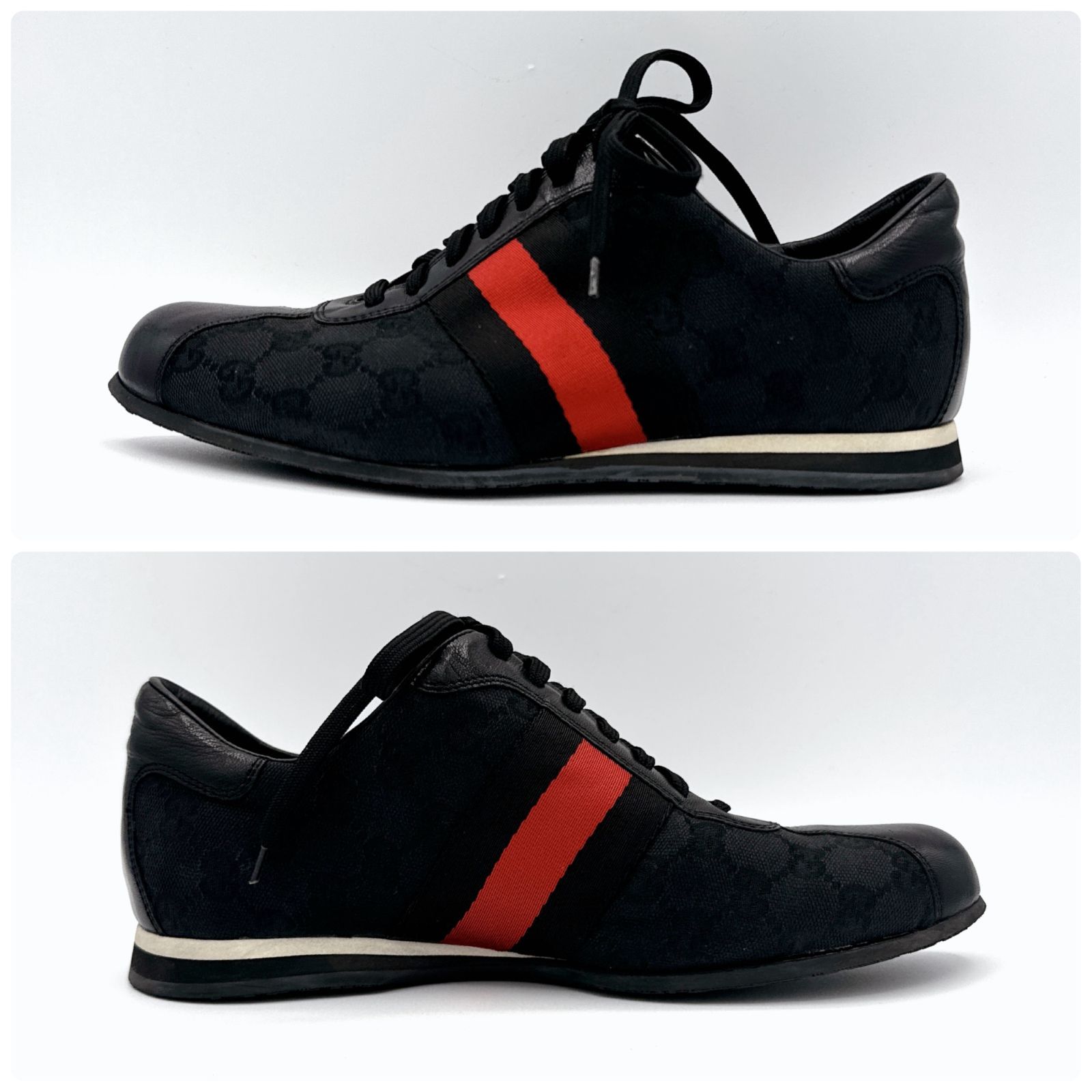 美品】グッチ GUCCI スニーカー シェリーライン GGキャンバス 38 1/2 