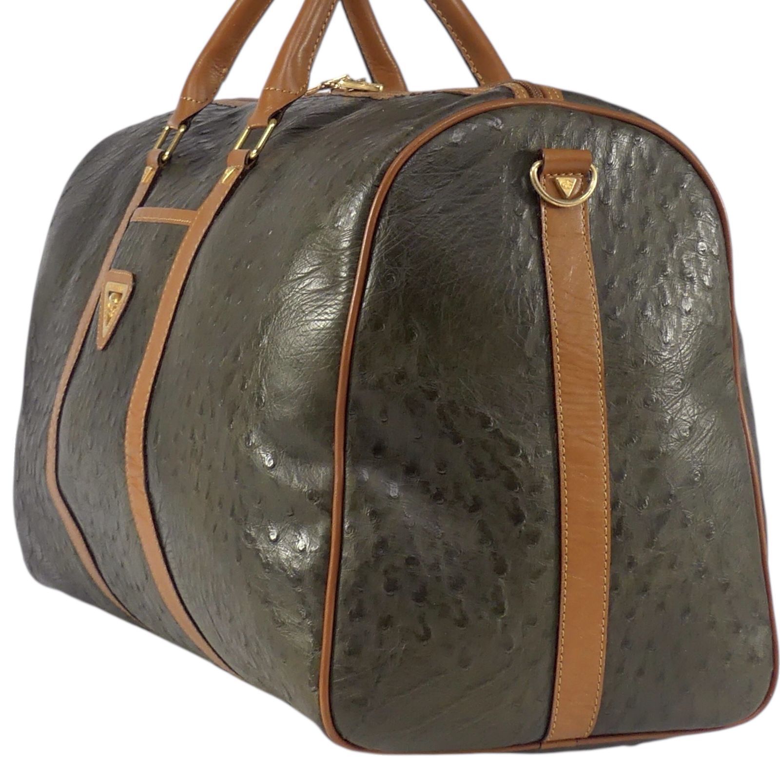 オーストリッチのボストンバッグ オーストリツチ、ボストンバッグ