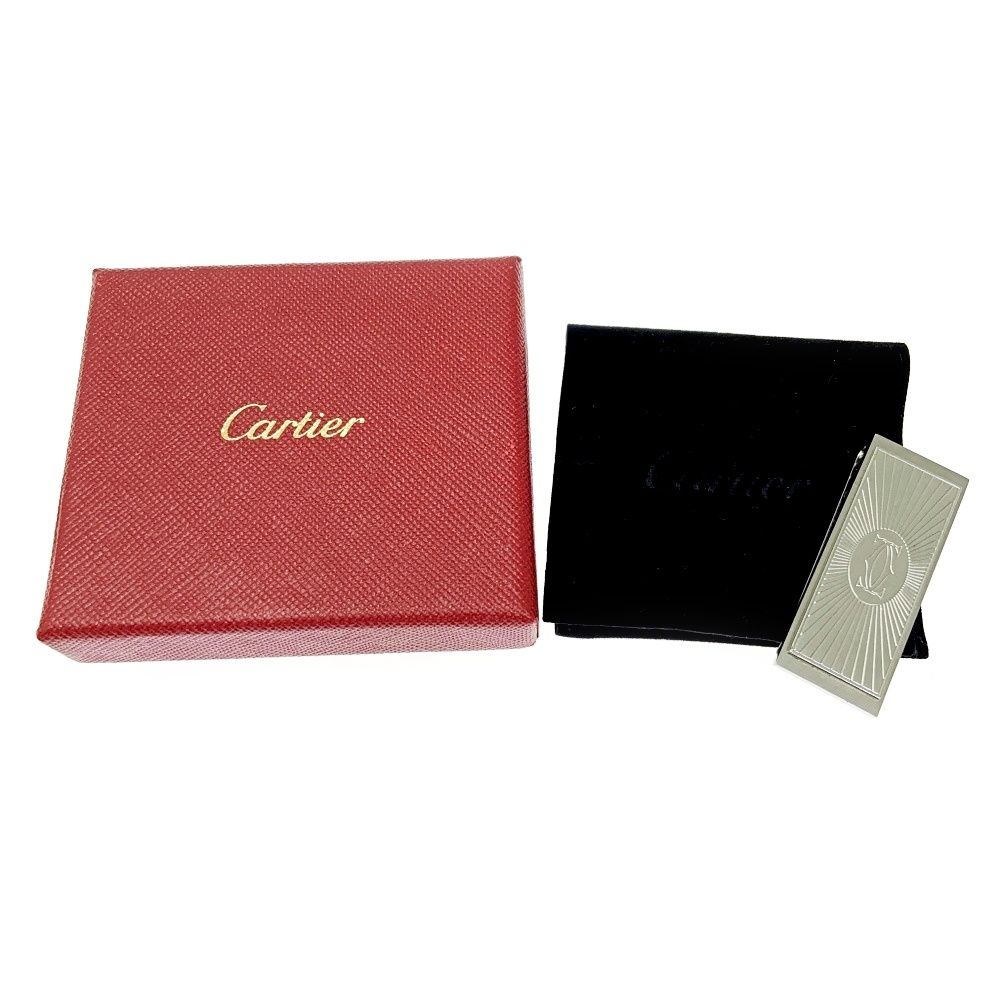 中古】【箱付き】 CARTIER カルティエ ステンレススチール C ドゥ