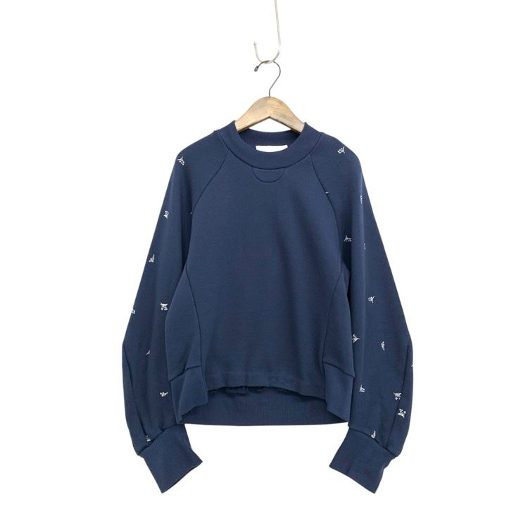 Mame Kurogouchi マメクロゴウチ Floral Motif Embroidered Sweat