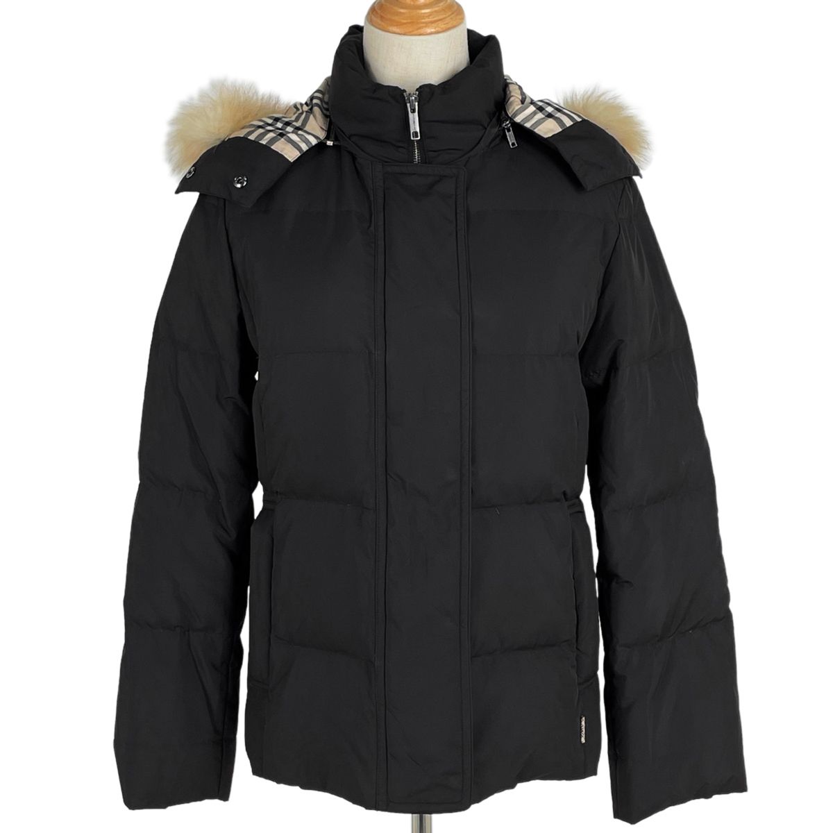 バーバリー BURBERRY ロゴボタン ダウンジャケット ジップアップ 裏 