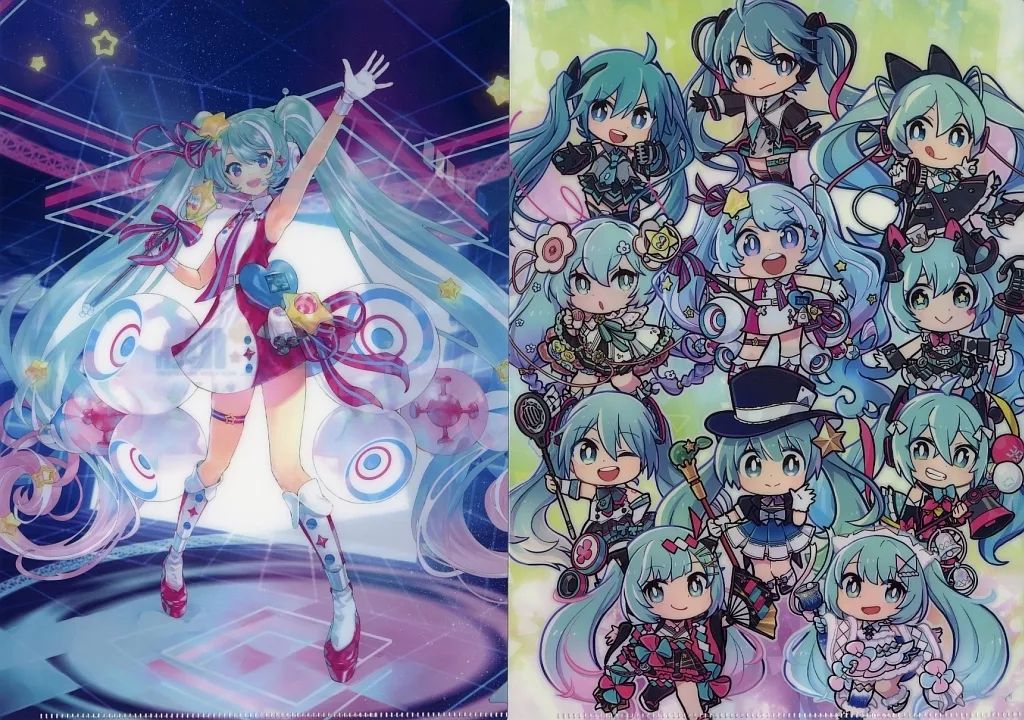 中古】クリアファイル 初音ミク(KEI/まごイラスト) A4クリア