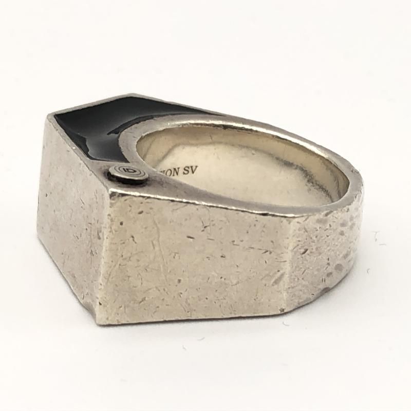 中古】GARNI リング シルバー ブラック ガルニ SV[10][240010485692
