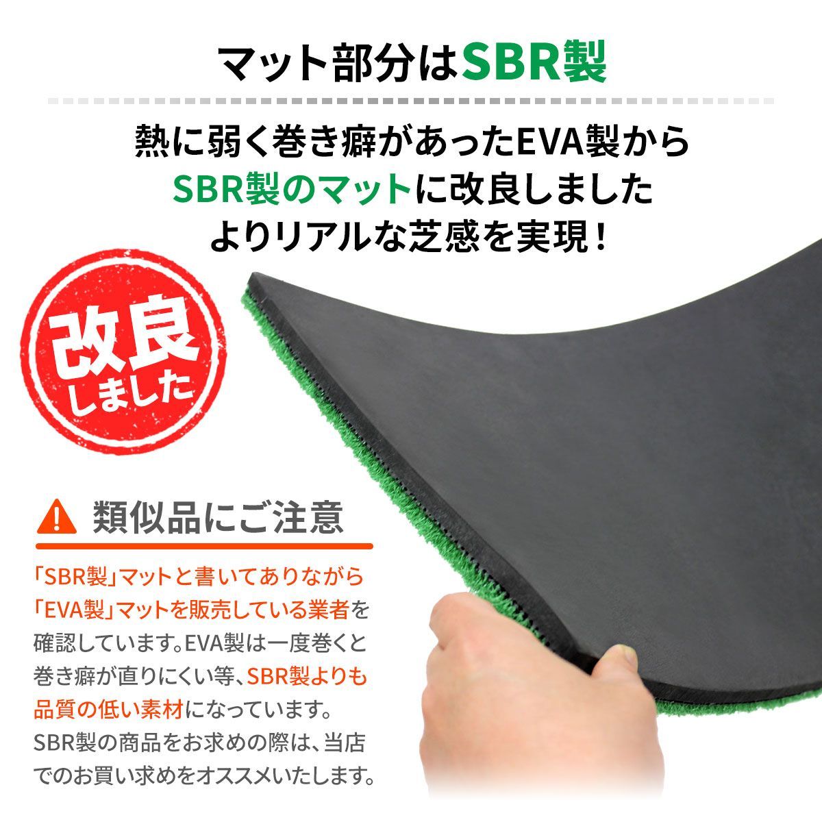 GolfStyle ゴルフマット ゴルフ 練習 マット 素振り スイング ドライバー アイアン パター 練習器具 室内 屋外 人工芝 SBR 30×60cm ゴルフティー ゴルフボール Eセット