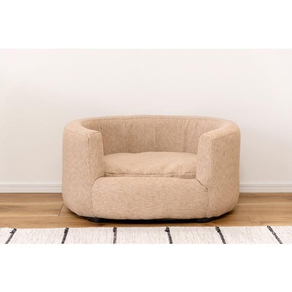 ペット用ベッド 猫 ネコ 犬 イヌ ペット ソファ ベット リビング 玄関 おしゃれ 小さめ 小型 かわいい インテリア 布地 ファブリック クッション 厚み azm-pet-72