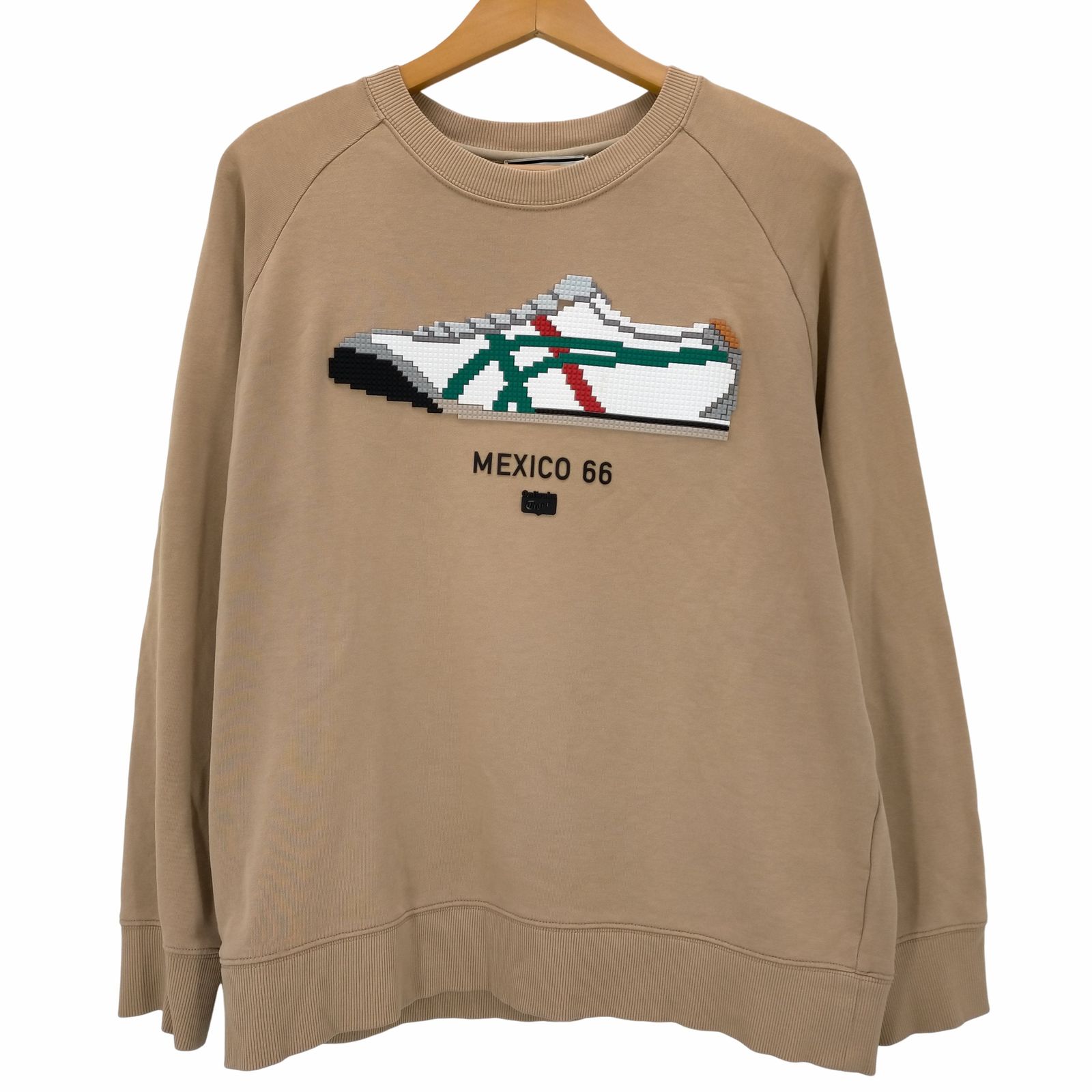 オニツカタイガー ONITSUKA TIGER ピットプリント SWEAT TOP レディース JPN：S 