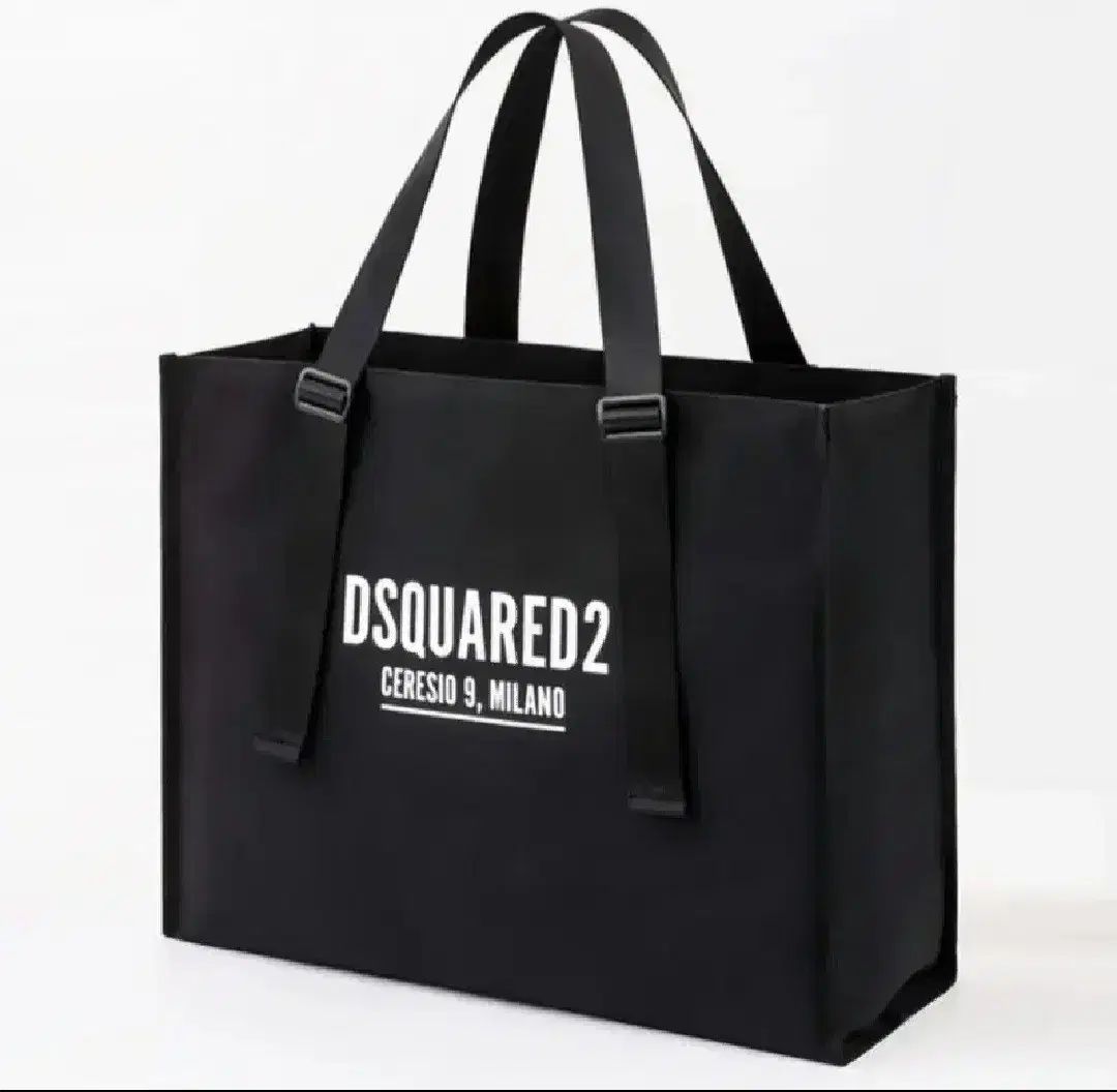 DSQUARED2 ブラック トートバッグ Dsquared2(ディースクエアード2) ショッパーバッグ トートバッグ