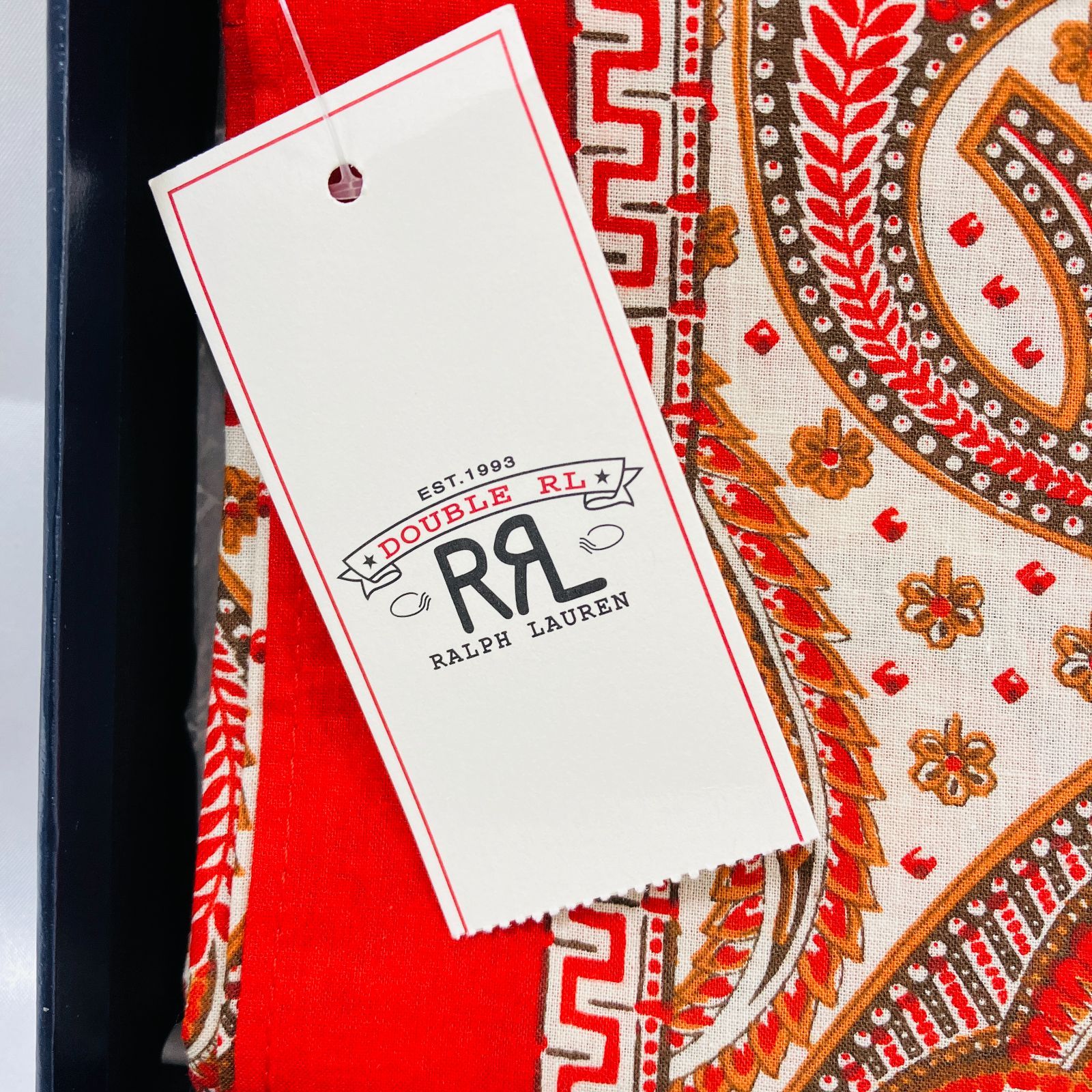 Double RL RRL 刺し子　ストール　ダブルアールエル Double RL RRL 刺し子ストールダブルアールエル