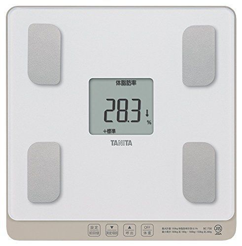 7項目ホワイト タニタ 体組成計 自動認識 乗るピタ機能で簡単測定マイサポ機能で測定応援 BC-758-WH ホワイト