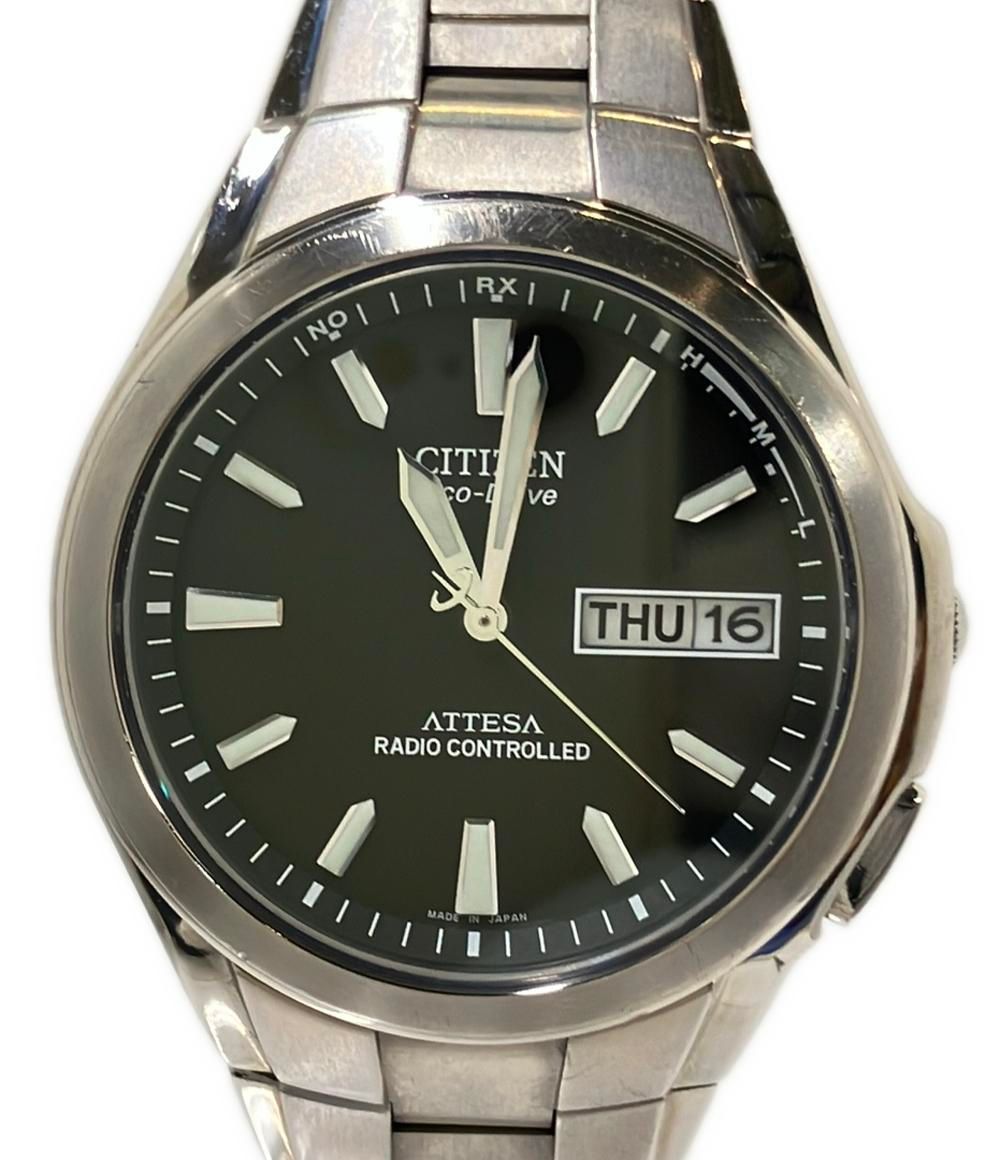 アテッサ ATTESA シチズン 腕時計 H100-T010431 ソーラー ブラック メンズ CITIZEN