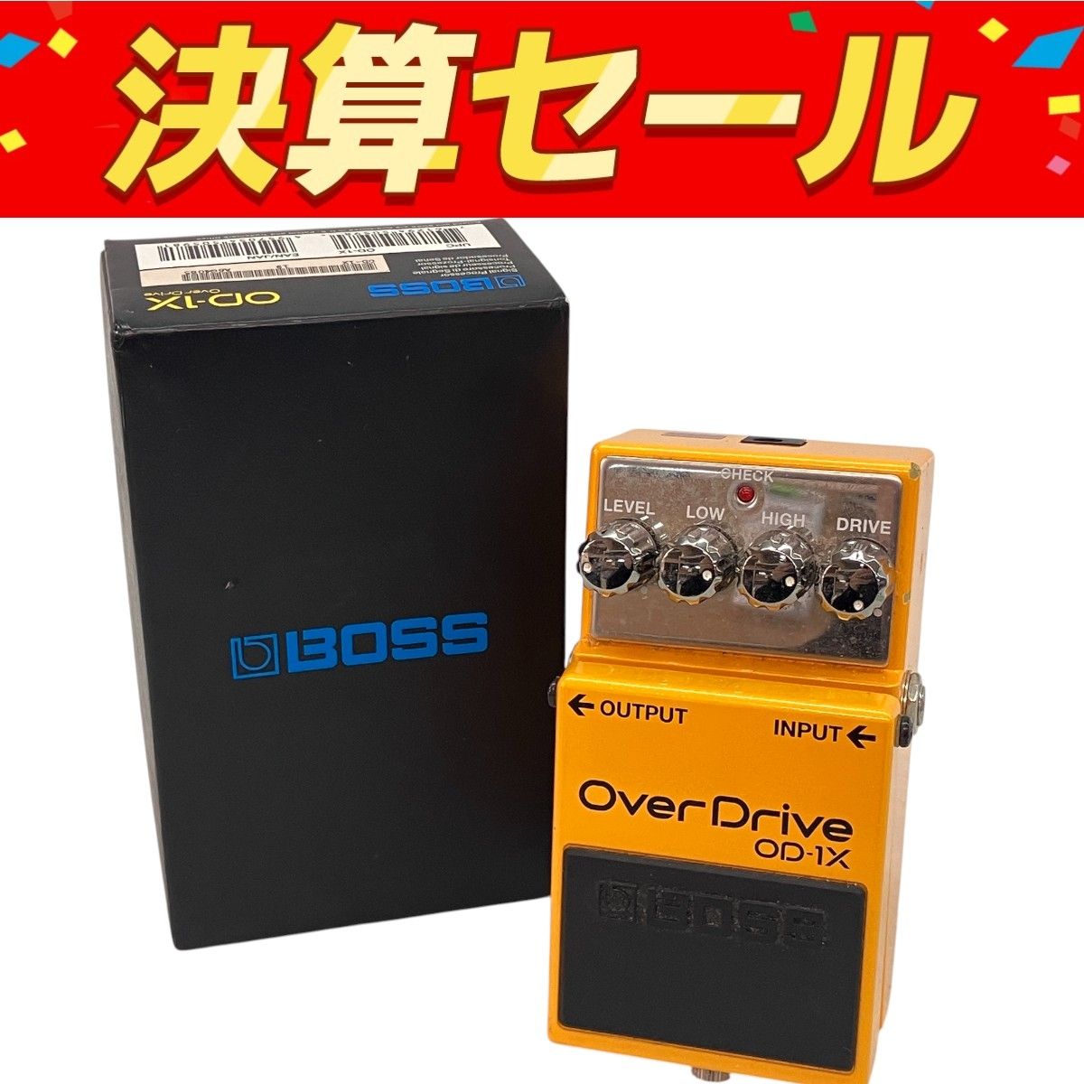 激安正規品 OD-1X BOSS Over 中古 音響機器 ボス ギターエフェクター Drive ギター