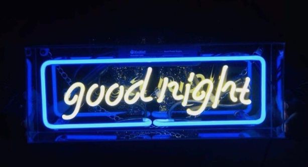 ネオンサイン 看板 デザイン オーダーメイド　室内装飾 　good night