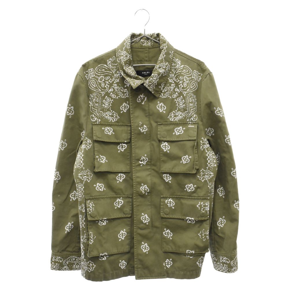 AMIRI ペイズリー柄ジャケット AMIRI (アミリ) ペイズリーモチーフ オーバーサイズ シャツ