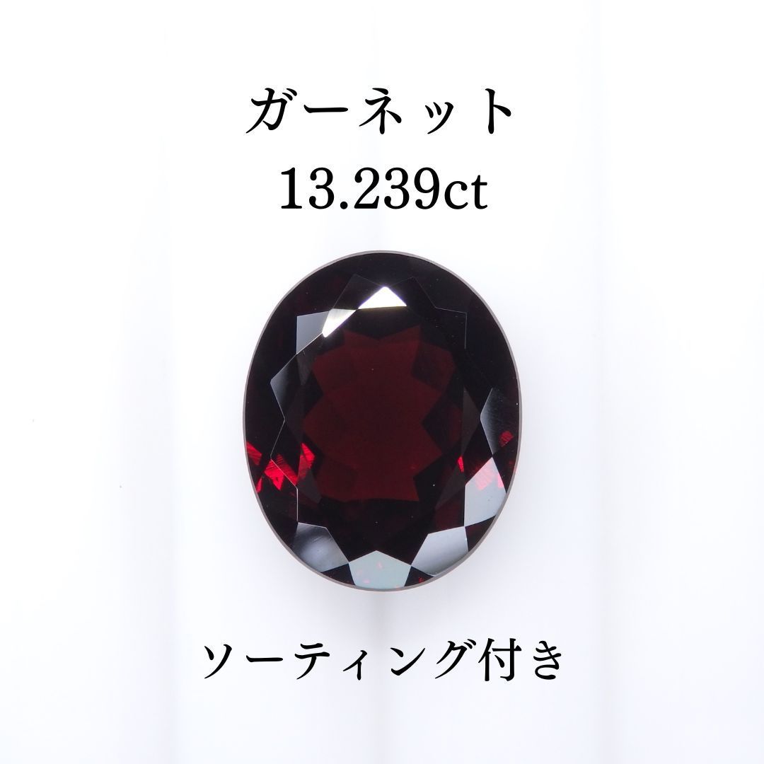ガーネット ネックレス チェーン付 Z5794 0.785ct プラチナPt 