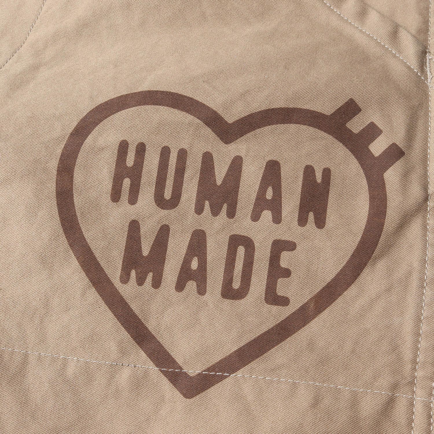 HUMAN MADE ヒューマンメイド パンツ サイズ:M 22AW ハートロゴ ワーク チノ パンツ Heart Logo Chino Pants ベージュ ボトムス ズボン 【メンズ】【美品】チノパン