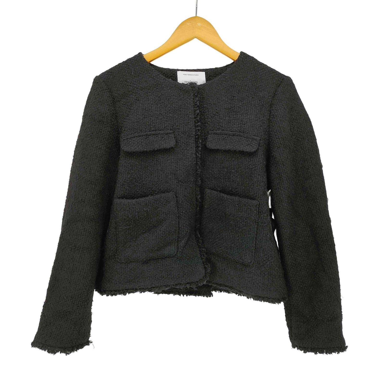 USED古着(ユーズドフルギ) CITY TOKYO リネンブレンドジャケット レディース FREE  中古 古着 1244 リネンブレンドジャケット(FREE BEIGE): : ウィメンズ｜CITY
