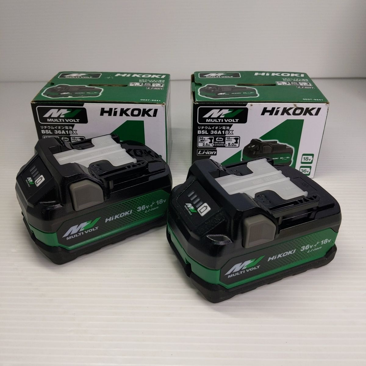 新品未使用品】ハイコーキ リチウムイオン電池 BSL 36A18X 2個セット〇  