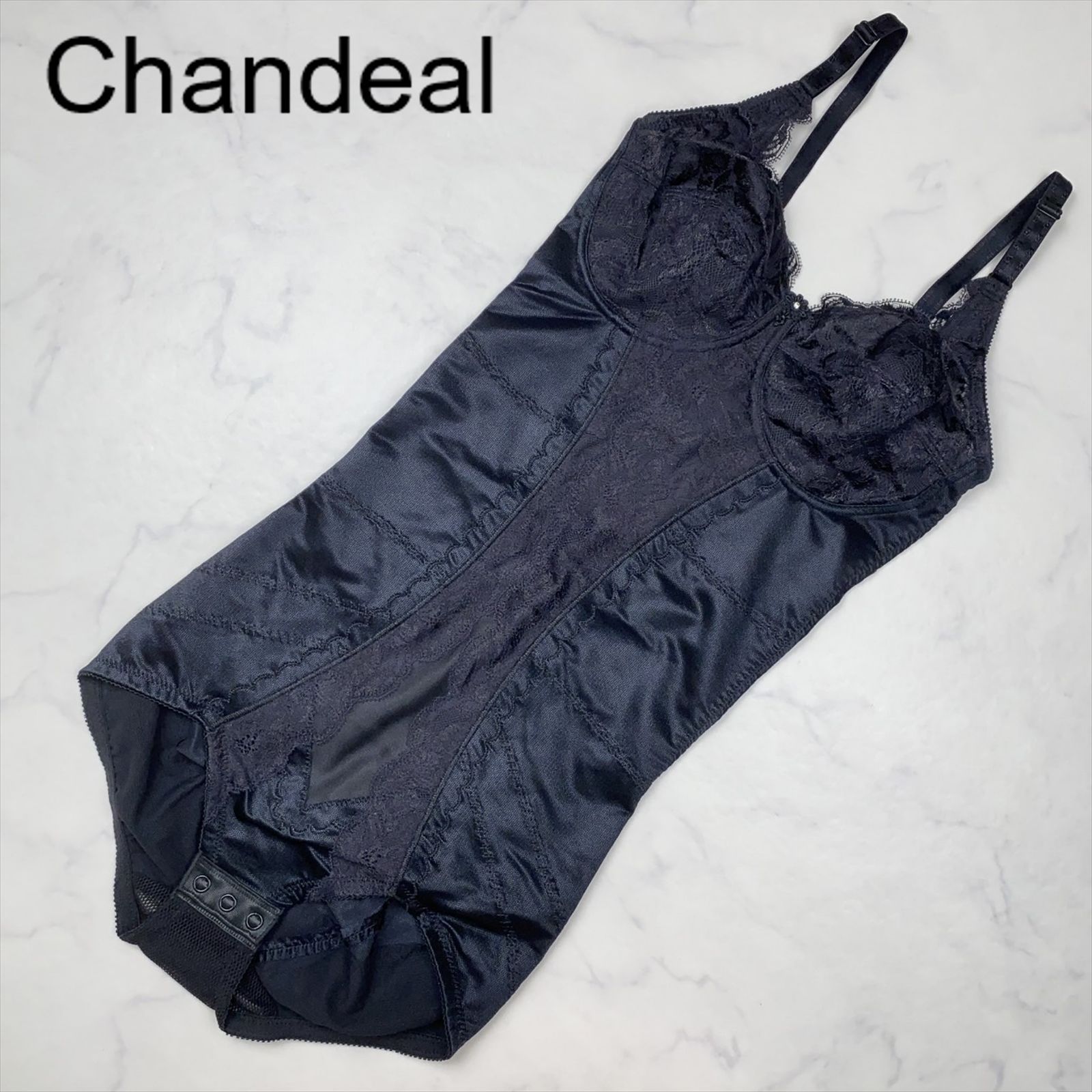 新品未使用】Chandeal シャンデール ボディスーツ D70 BL ブラック ランジェリー インナー 下着 補整 シンプル 花 華やか レース  刺繡 クリスタル キラキラ プレゼント ギフト - メルカリ