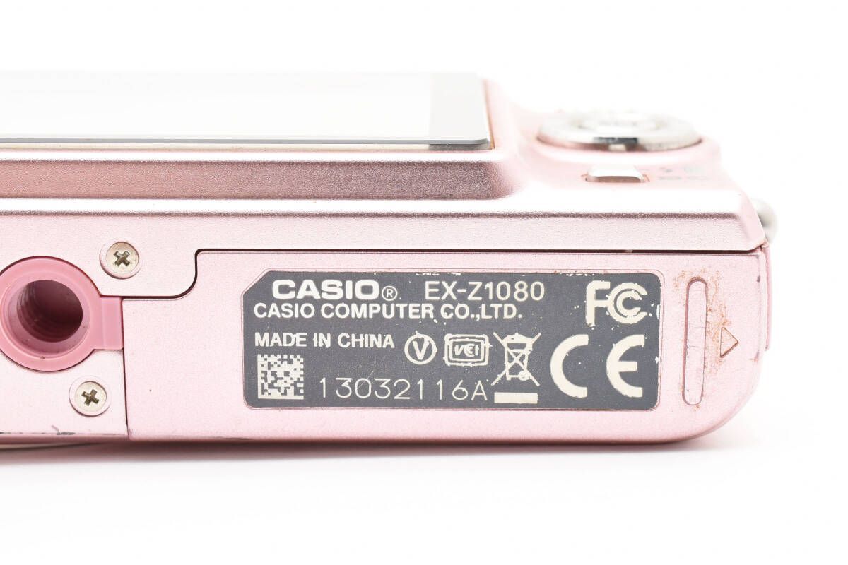 ☆良品☆ カシオ CASIO EX-Z1080 ピンク コンパクトデジタルカメラ 