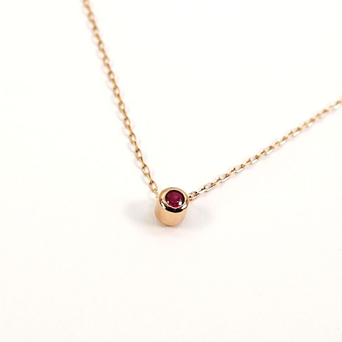ネックレス 4℃/ヨンドシー リバーシブル K10 ルビー ネックレス 4℃/ヨンドシー リバーシブル K10 ルビー