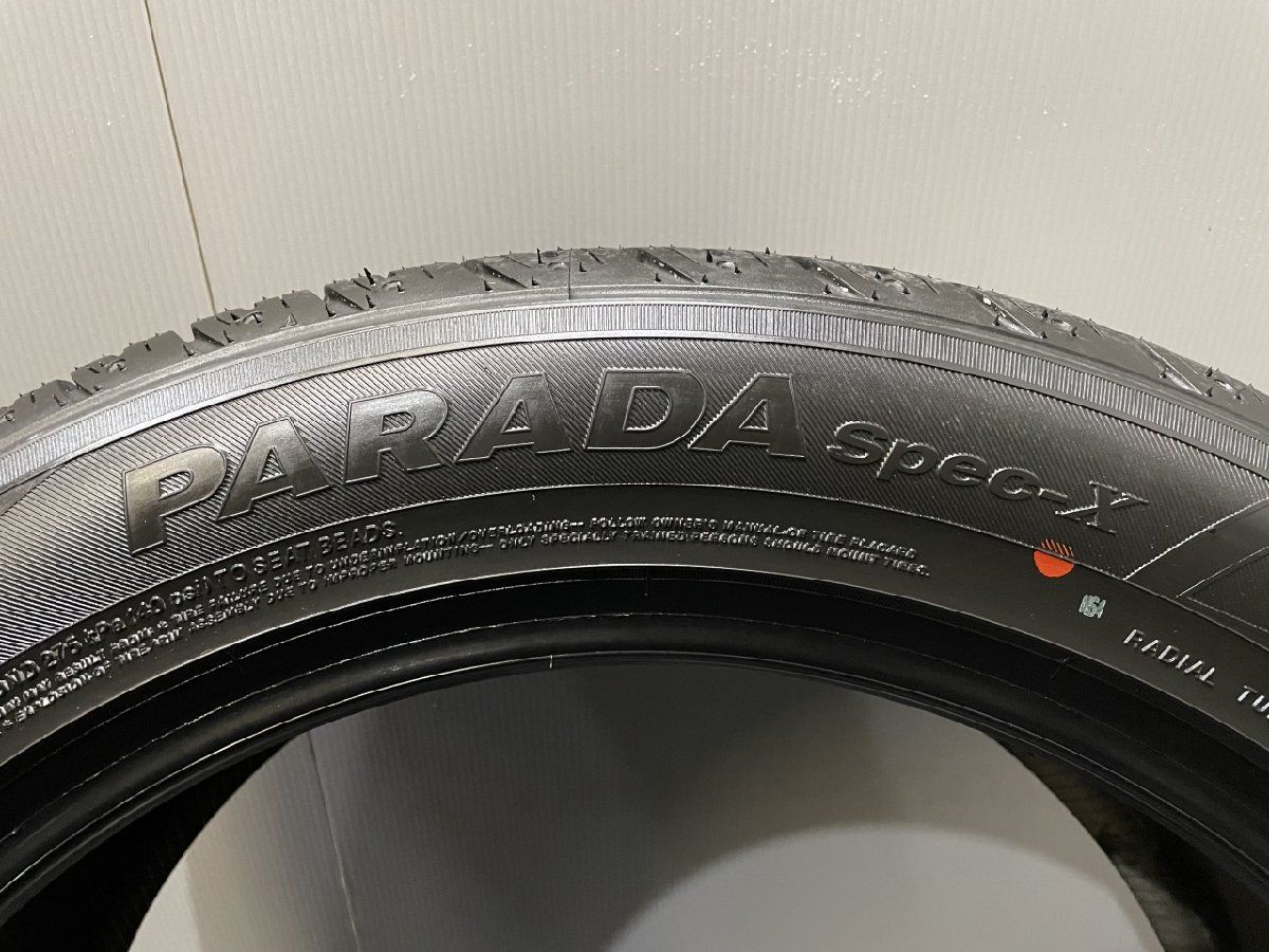 新品 YOKOHAMA PARADA Spec-X 235/55R20 20インチ 夏タイヤ 1本 2020年