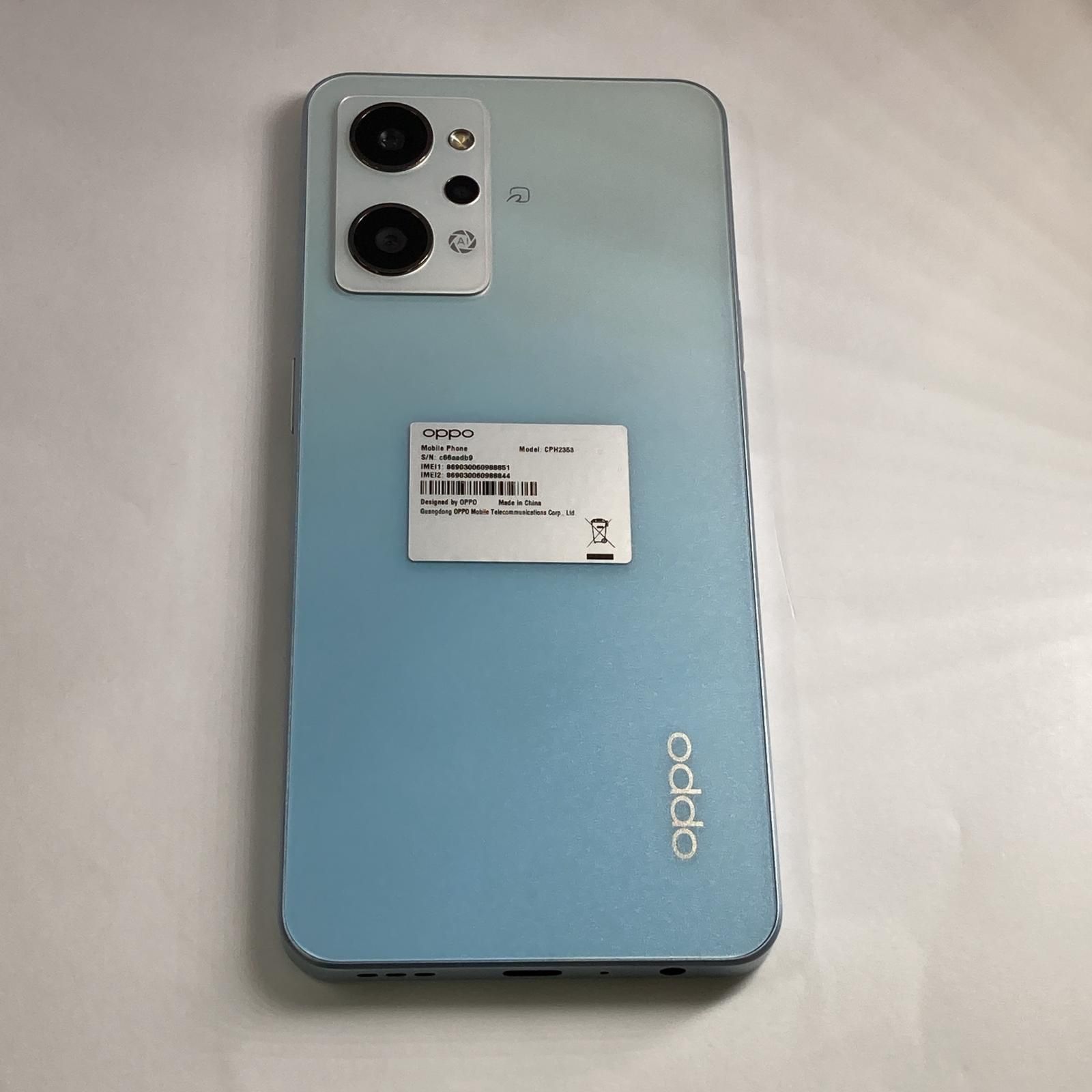新品未開封 OPPO Reno A 128GB ブルー 本体 新品未開封】OPPO Reno A