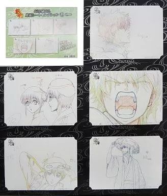 銀魂 原画シートセレクション 5枚セット 銀魂 原画シートセレクション