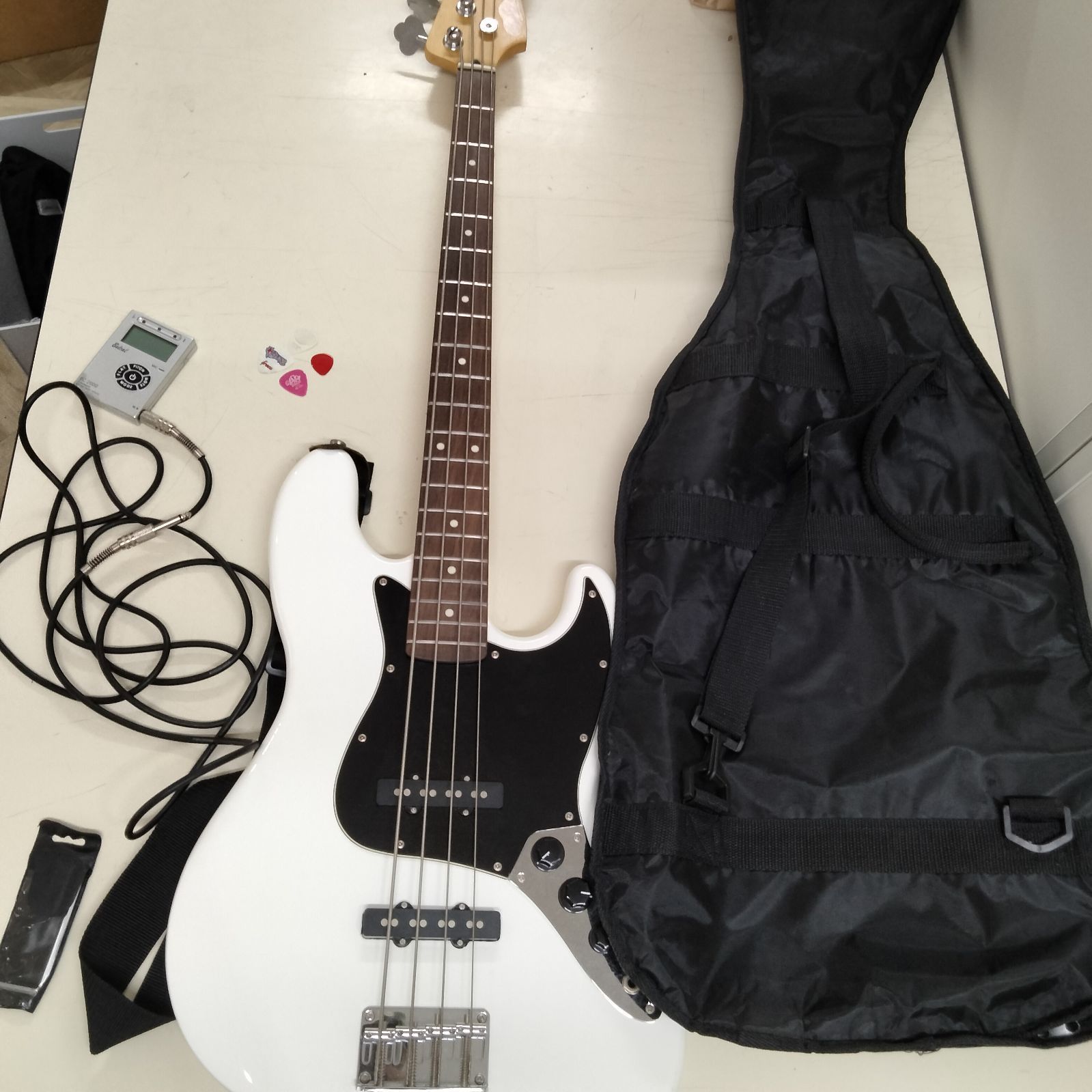 楽器・機材 [N-5988] エレキベース ジャズベース フェンダー Squier