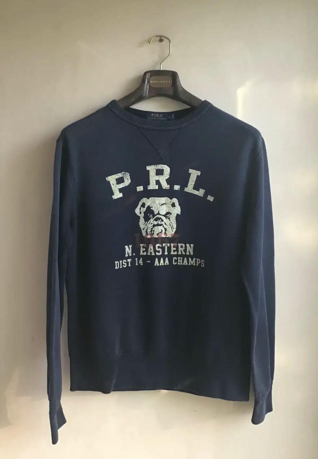 【雷市場（ポンジャン）商品韓国直送】 ポロ Ralph Lauren(ラルフローレン) ー 新作 ブルドッグ パーカー スウェット シャツ L （ 103 105 ）