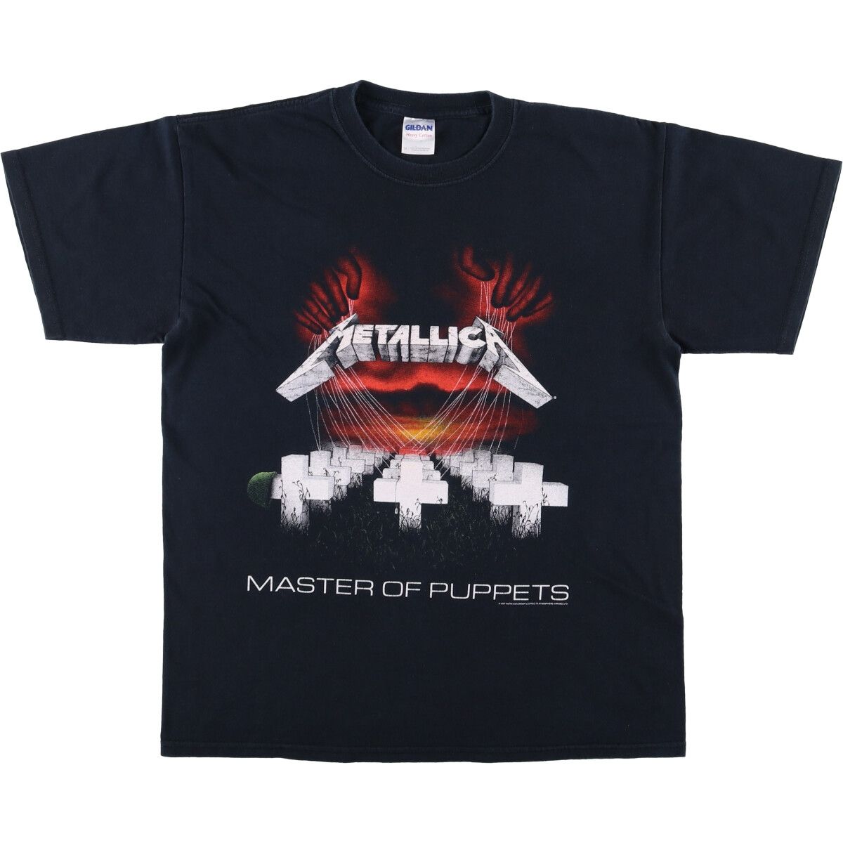 古着 ギルダン GILDAN METALLICA メタリカ バンドTシャツ バンT メンズM相当|eaa558542