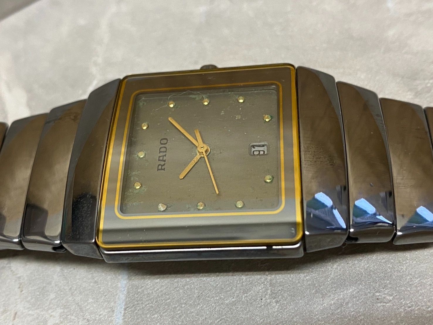 I12624 RADO ダイアスター 時計 152.0332.3 不動 不動 ラドー ダイアスター クォーツ ユニセックス 152.0332.3