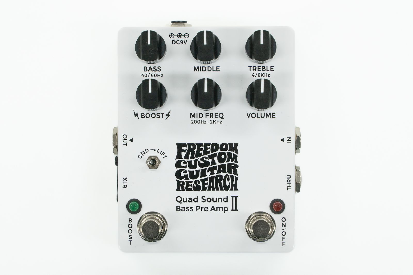 FCGR Quad Sound Bass Pre Amp Ⅱ Freedom Custom Guitar Research “Quad Sound Bass Pre Amp II