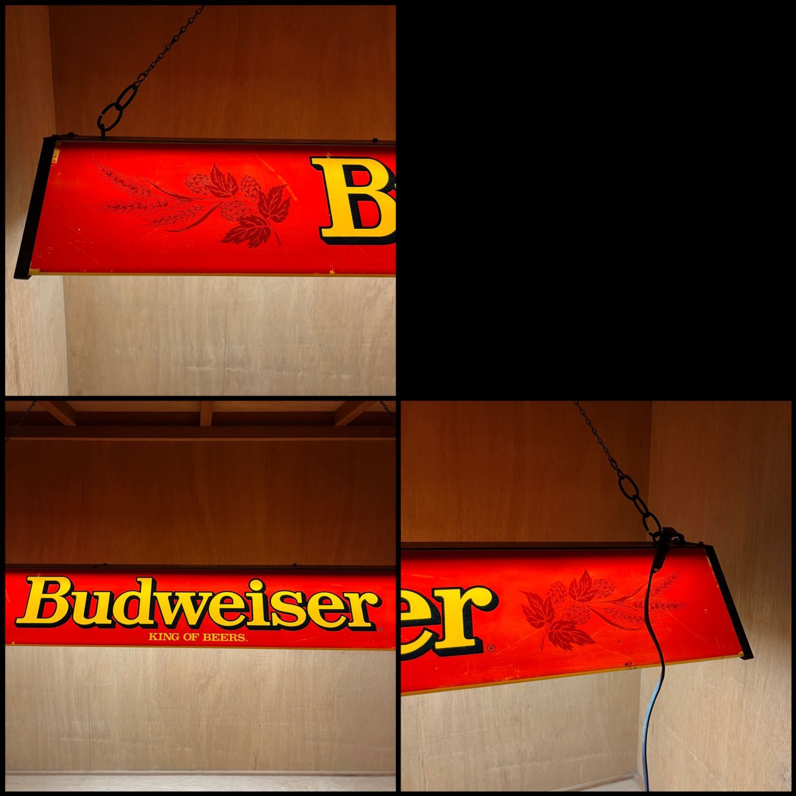 プールバーライト】希少 1988年製 Budweiser (バドワイザー