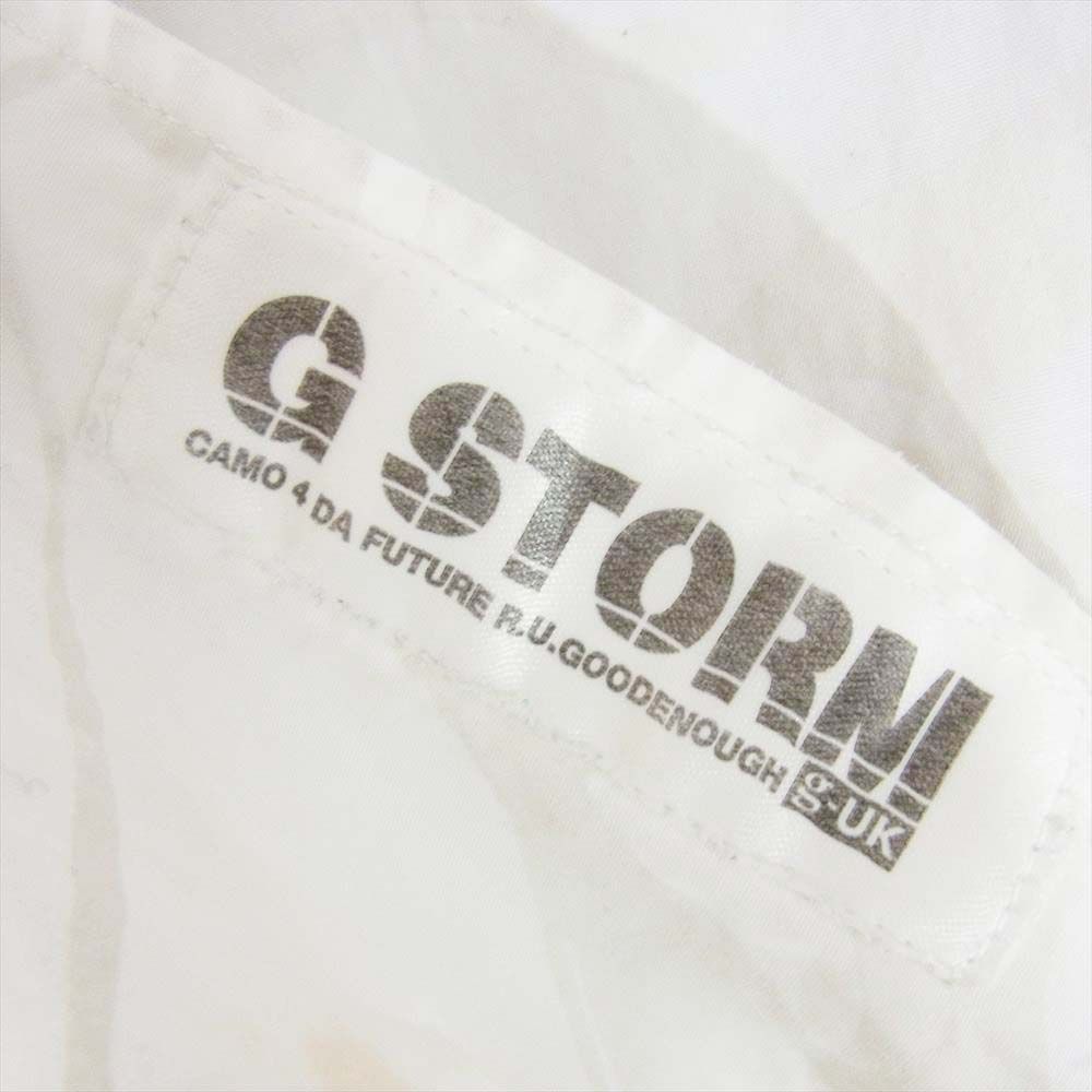 GOODENOUGH グッドイナフ 90s 初期黒タグ UKG WHITE CAMO SHIRT 迷彩