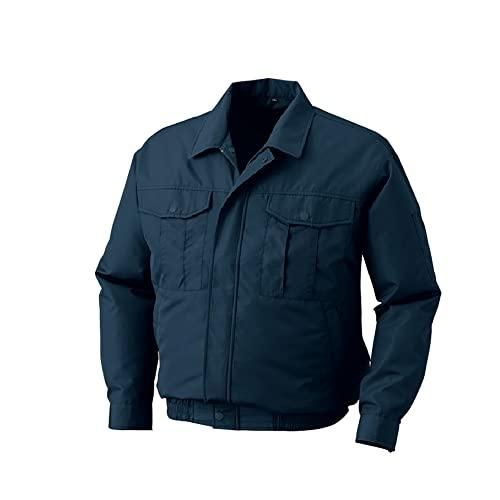 KUCHOFUKU 空調服 ポリエステル製ワーク空調服 ウェアのみ ネイビー LL  KU90540C03S4 1着 新品・2営業日で発送】KUCHOFUKU 空調服 ポリエステル製ワーク空調服