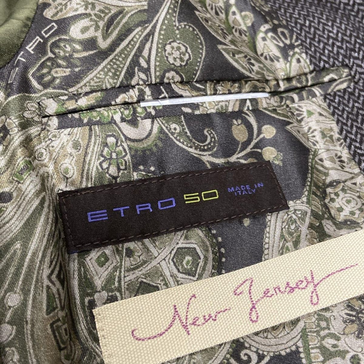 ETRO 　エトロ　ジャケット ブラウン・マルチカラー　サイズ42 ETRO エトロ ジャケット ブラウン・マルチカラー サイズ42