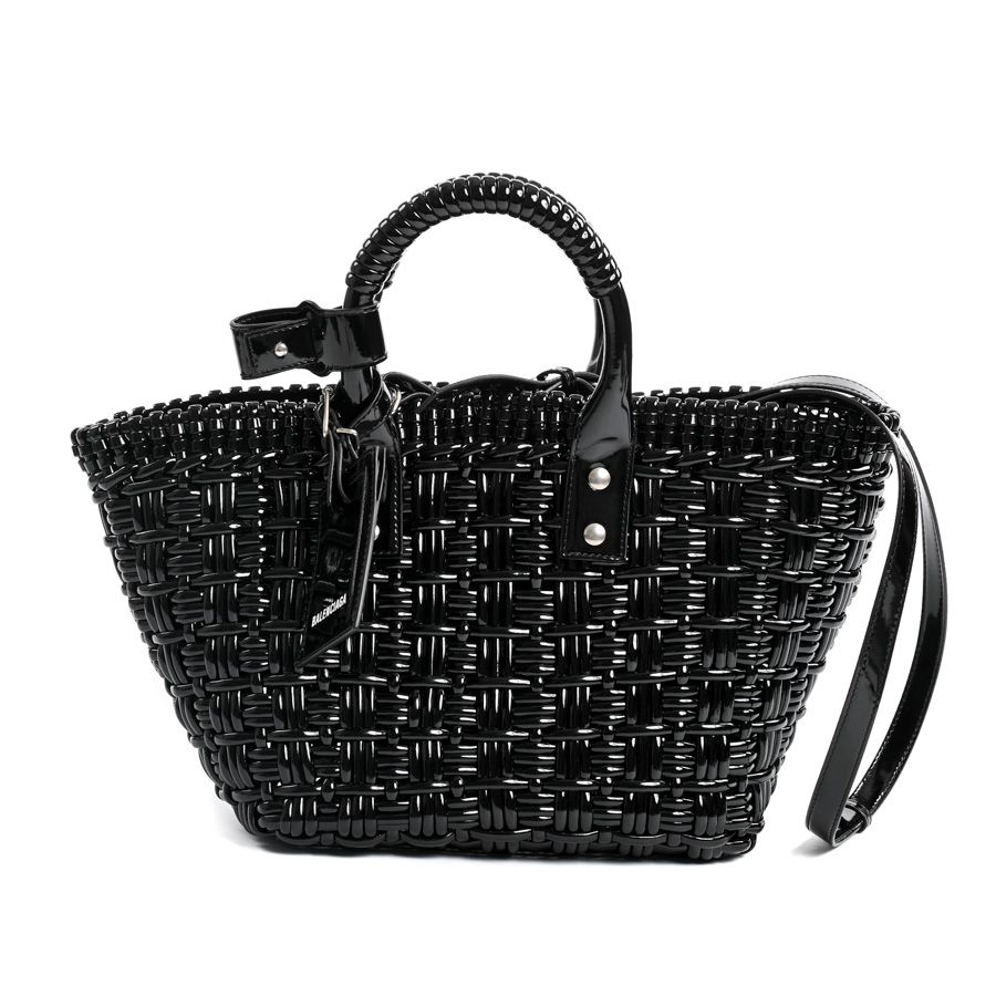 極美品 BALENCIAGA バレンシアガ ビストロxs かごバッグ 2WAY