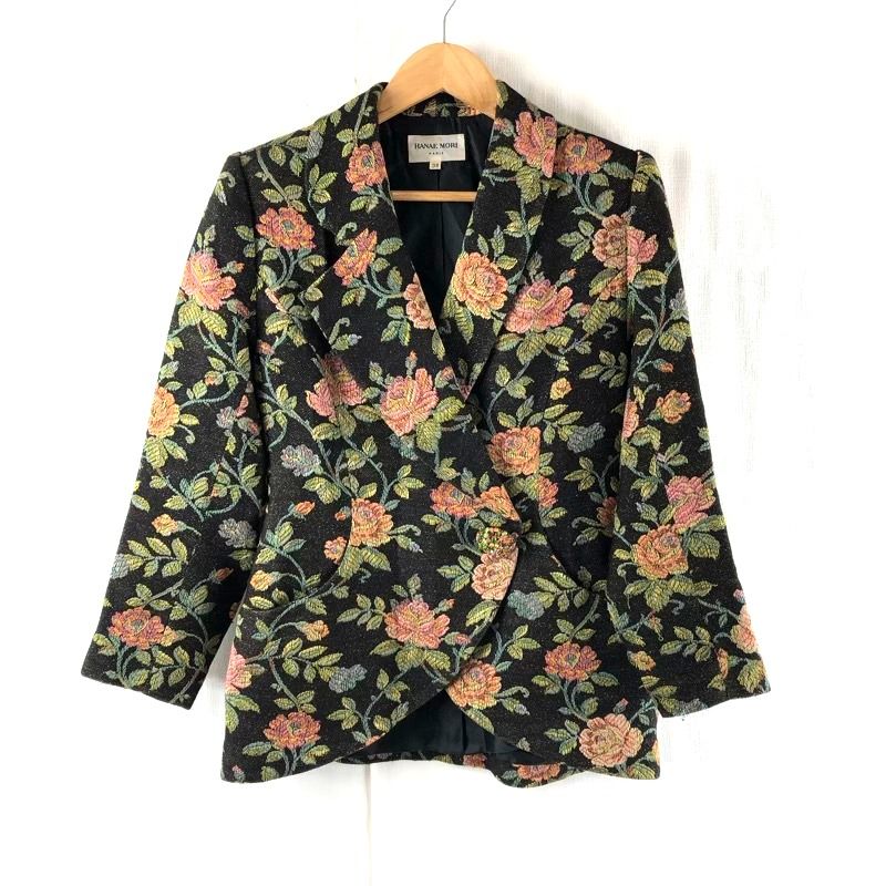 HANAE MORI PARIS テーラードジャケット スカート セットアップ HANAE MORI SCHOOLSIENNE ブレザー スカート セットアップ