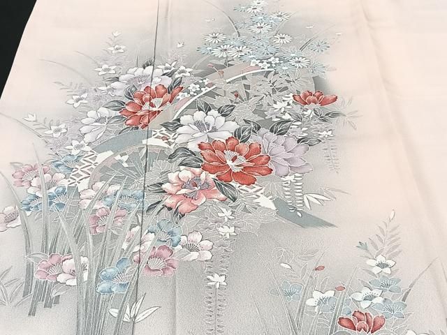 平和屋着物□訪問着 草花文 暈し染め 正絹 逸品 CAAU3635xi - メルカリ 